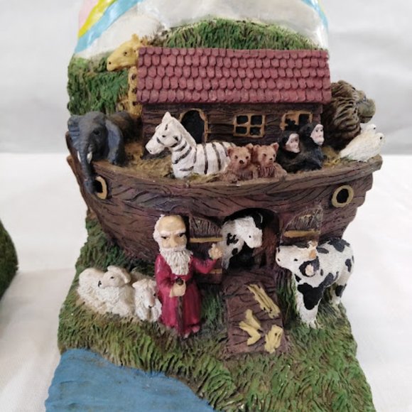 Noah's Ark Resin Book‎ Ends - Picture 2 of 4